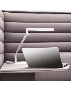 Lampe de table fluorescente blanche Luceplan 1D19L0000001 Bap grand format